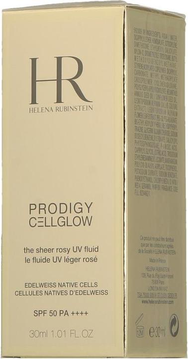 Immagine prodotto Helena Rubinstein Prodigy Cellglow The Sheer Rosy UV Fluid (Crema solare viso, SPF 50, 30 ml)