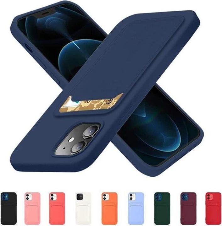 Immagine prodotto Hurtel Custodia per carte Custodia a portafoglio in silicone con documenti per slot per carte per Xiaomi (Xiaomi Redmi Nota 10 5G, Xiaomi Poco M3 Pro)