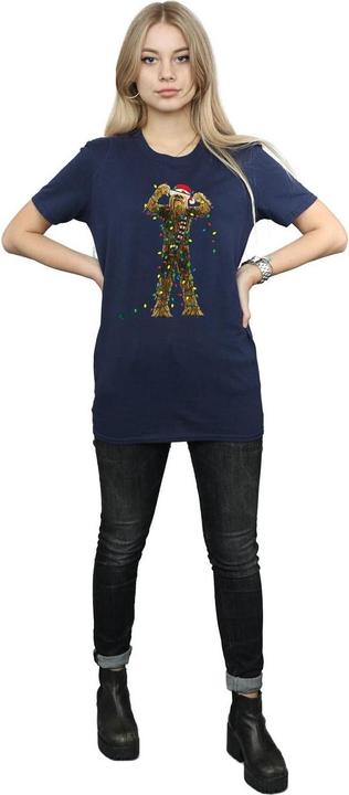 Image du produit Star Wars - T-shirt CHEWBACCA CHRISTMAS LIGHTS - Femme (L)