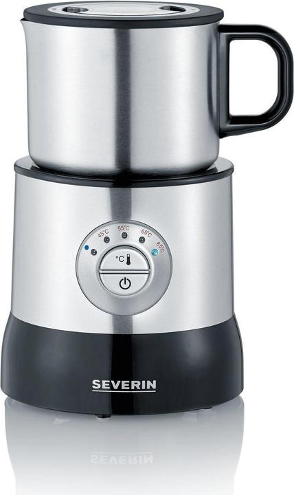 Severin Mousse à lait en acier inoxydable-noir (70 cl)