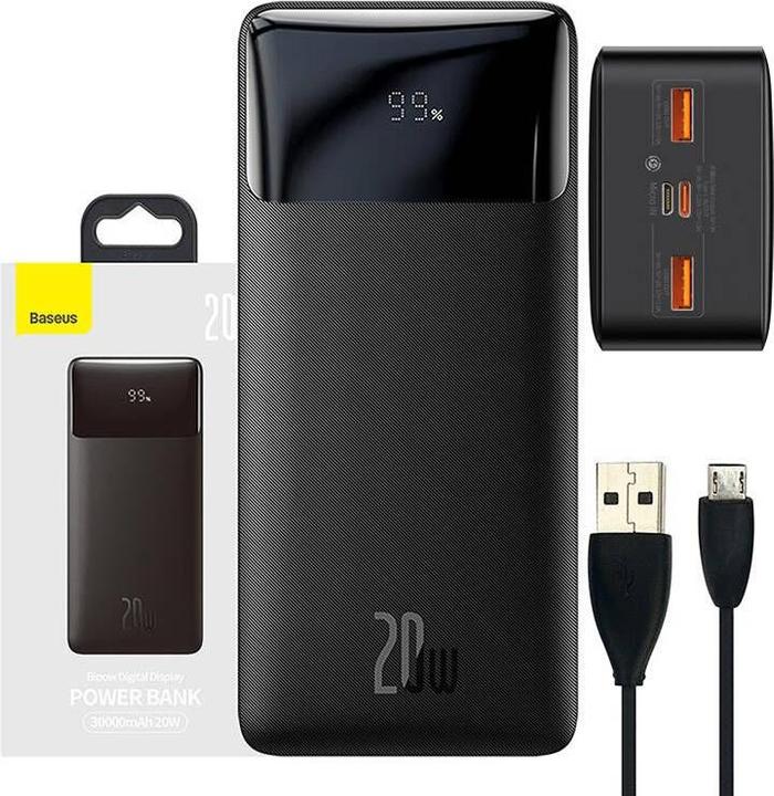 Image du produit Baseus Bipow (30000 mAh, 20 W, 111 Wh)