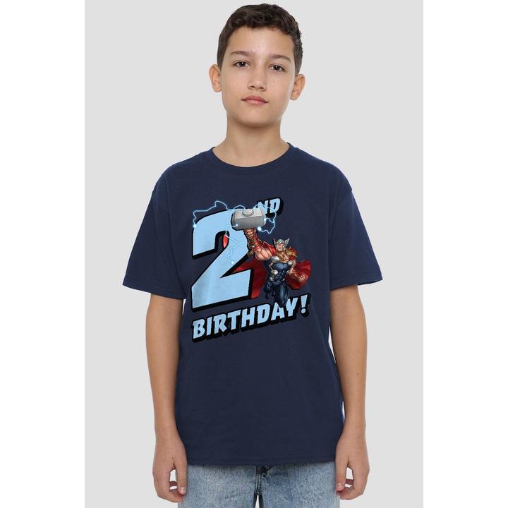 Actual product image Thor Childrens/Kids 2nd Birthday T-Shirt (104)