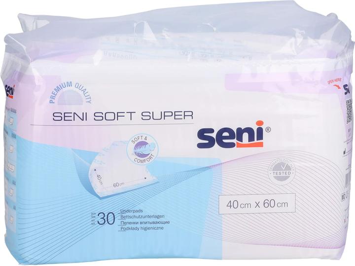 Produktbild Seni Soft Super Einmal-Bettschutz 4 Tropfen (30 x, Normal)