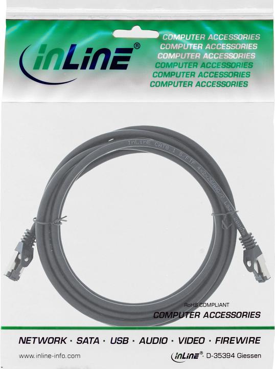 Produktbild InLine Patchkabel (S/FTP, CAT8.1, 2 m)
