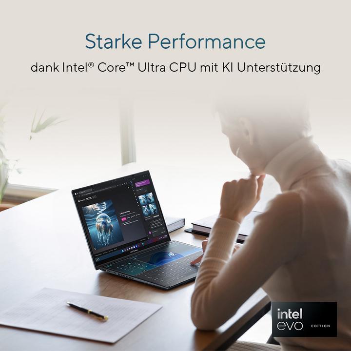 Produktbild ASUS Zenbook Pro 14 Duo OLED (14", Intel Core Ultra 9 185H, 32 GB, 1000 GB, CH)