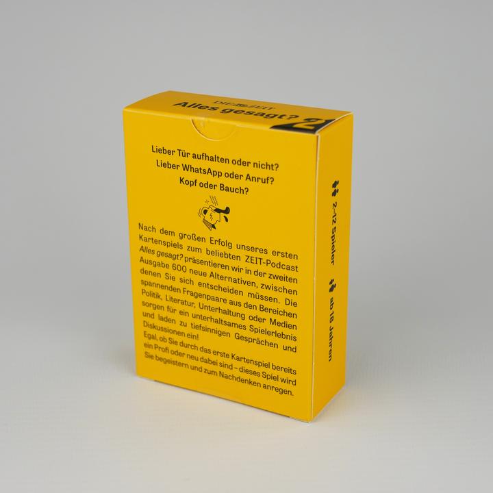 Image du produit DIE ZEIT »Alles gesagt?« 2 (Allemand)