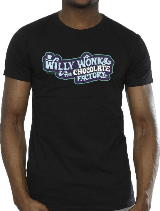 Produktbild Willy Wonka & the Chocolate Factory Chocolate Factory Logo TShirt (L)