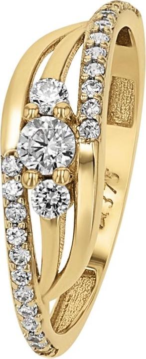 Produktbild Amor Ringe für Damen, Gold 375, Zirkonia synth. (56, 375/9 K Gold)