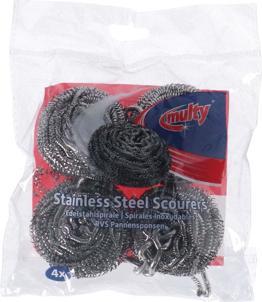 Actual product image Multy Stainless steel sponges 4 pieces (4 pcs.)