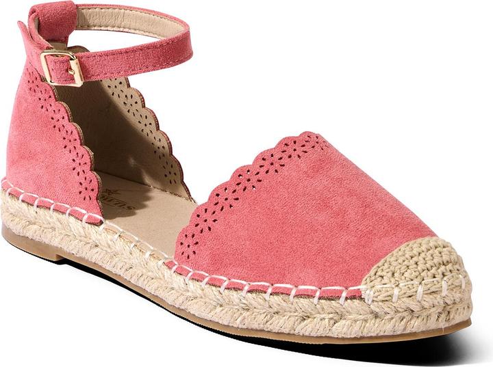 Actual product image Joe Browns Scalloped Edge Microsuede Espadrille Sandals (37)