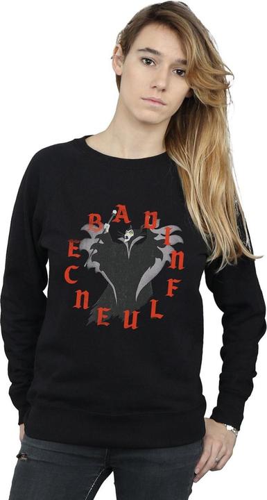 Actual product image Disney Womens/Ladies Maleficent Bad Influence Sweatshirt (M)