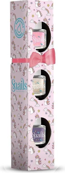 Produktbild Snails 3er Geschenkset Nagellack Mini Einhorn (MQ6)