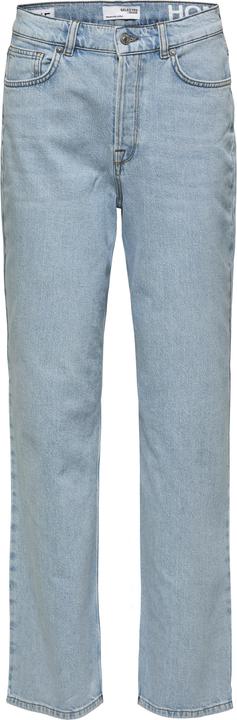 Selected Femme Slfalice-N Hw Wide Lon Sky Blue Jea Noos