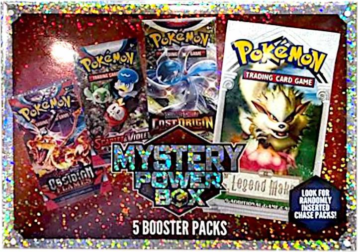 Image du produit Pokémon TCG Walmart Mystery Power Box Holiday (Anglais, Affichage du booster)