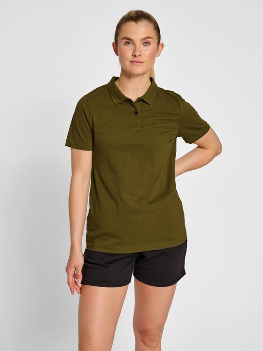 Actual product image hummel Red Classic Polo Woman (L)