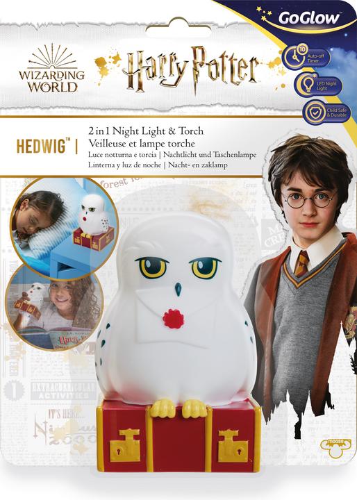 Actual product image Worlds Apart Harry Potter Hedwig GoGlow Buddy Night Light and Torch