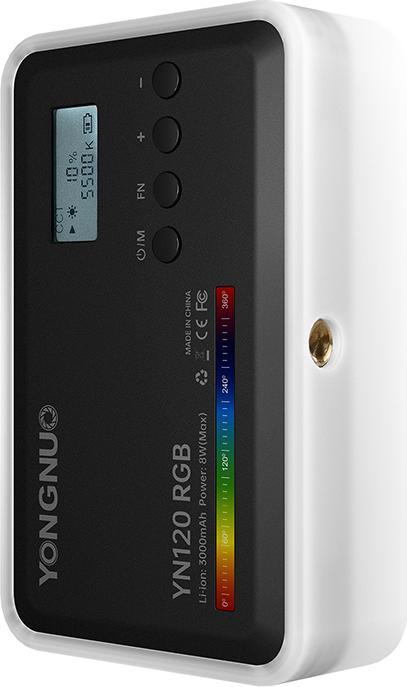 Actual product image Yongnuo video light LED YN120 RGB WB (Video light)