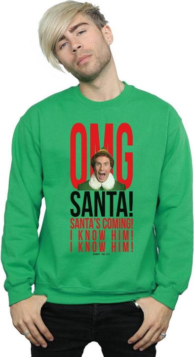 Produktbild Elf OMG Santa I Know Him Sweatshirt (S)