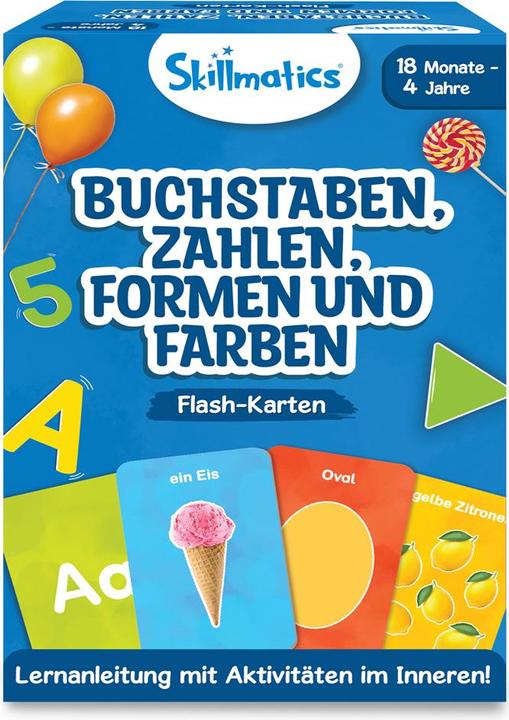 Image du produit HCM Kinzel Cartes Flash - lettres, chiffres, formes et couleurs (Allemand)