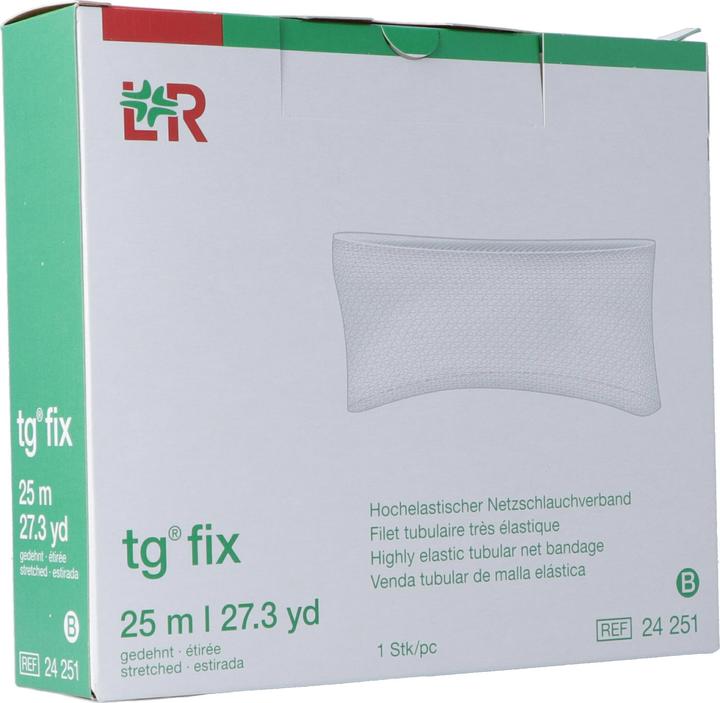 Lohmann & Rauscher fix hochelastischer Netzschlauchverband 25m B für Extremitäten klein (mehrere Finger/Hand/Fuss)