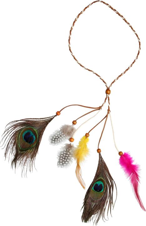 Actual product image Widmann Indianer Stirnband Mit Bunten Federn