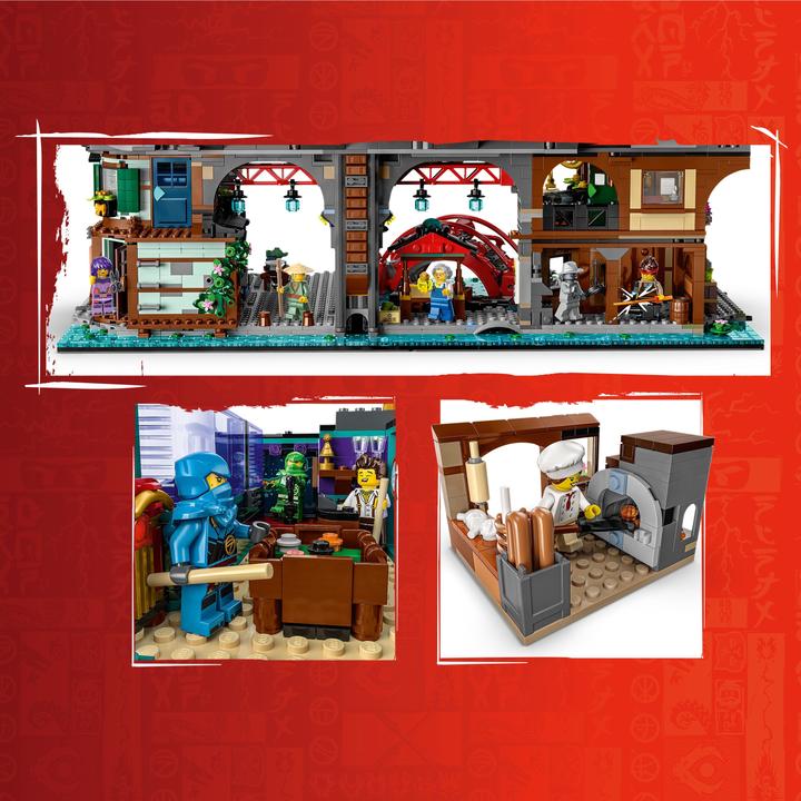 Image du produit LEGO Ninjago - Marchés en ville (71799, LEGO Ninjago, LEGO difficiles à trouver)