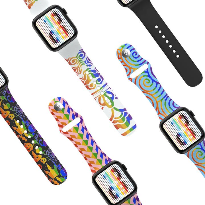 Immagine prodotto LaserPecker Braccialetti in silicone per Apple Watch (4 colori) (Silicone, Apple Watch)