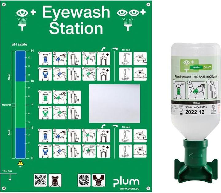 Image du produit Plum Support mural pour lavage oculaire (Accessoires pour trousse de secours)