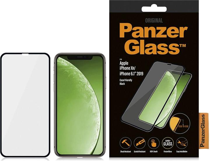 Actual product image PanzerGlass edge to edge (1 Piece, Apple iPhone XR, Apple iPhone 11)