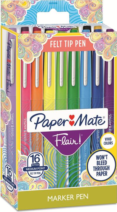 Produktbild Paper Mate Flair Set (Mehrfarbig, 16 x)