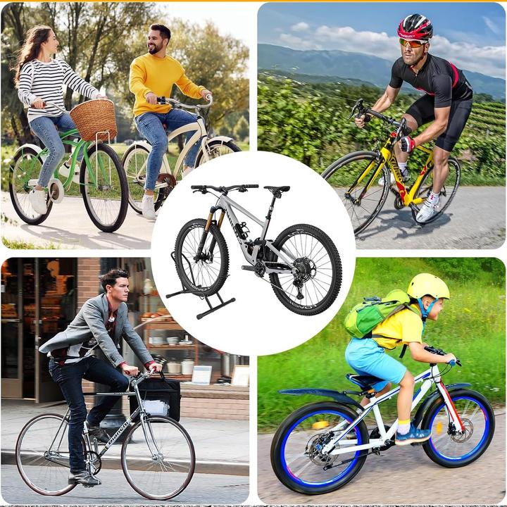 Produktbild Cbx Freistehender Boden Fahrradständer, Fahrradhalter für Vorderrad oder Hinterrad