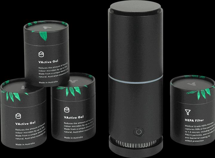 Immagine prodotto VBreathe Purificatore d'aria Tasman nero (36 m²)