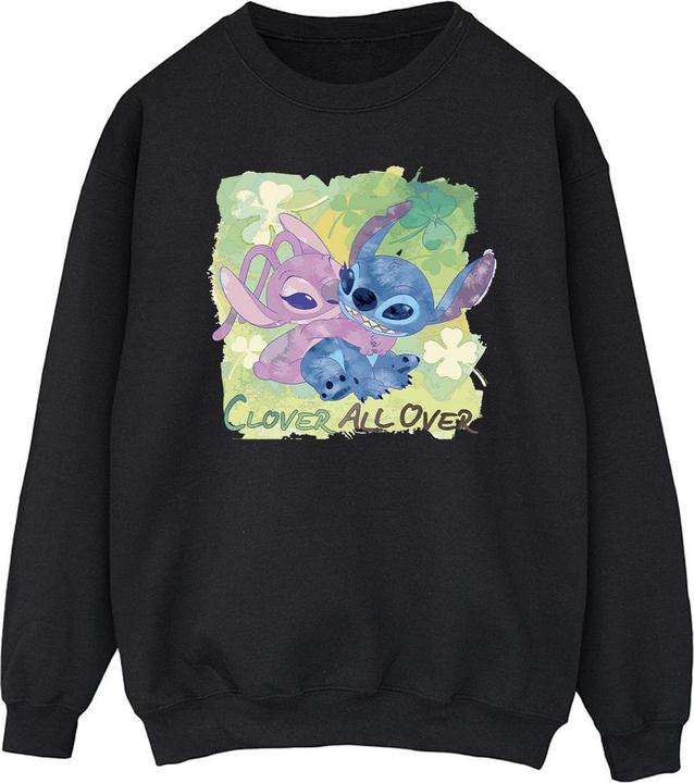 Produktbild Disney Lilo And Stitch St Patrick's Day Clover Sweatshirt (M)