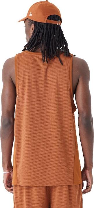 Image du produit New Era Poly Mesh Tank Top - BRAND LOGO earth brun (M)