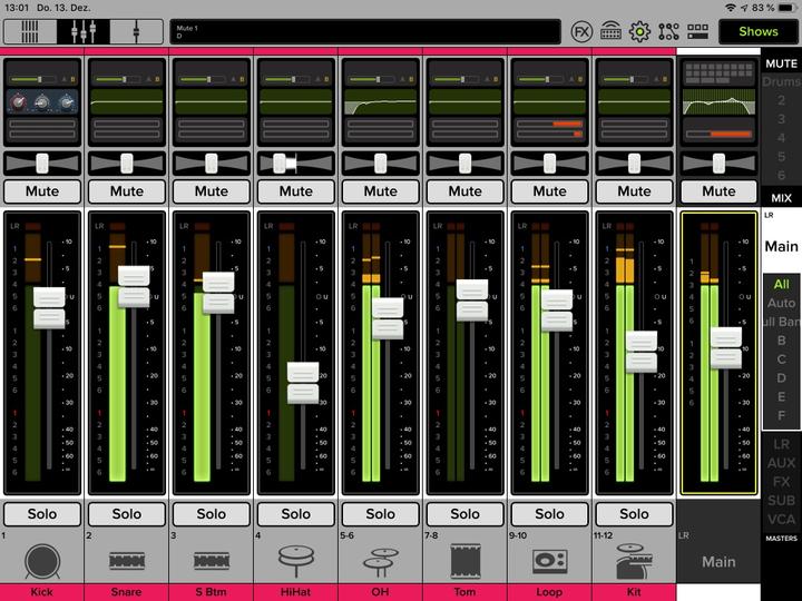 Actual product image Mackie DL16S (Studio- and Livemixer)