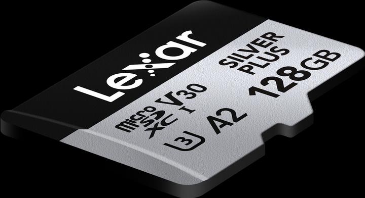 Actual product image Lexar Professional Silver Plus 2-Pack (128 GB, microSDXC, U3, UHS-I)