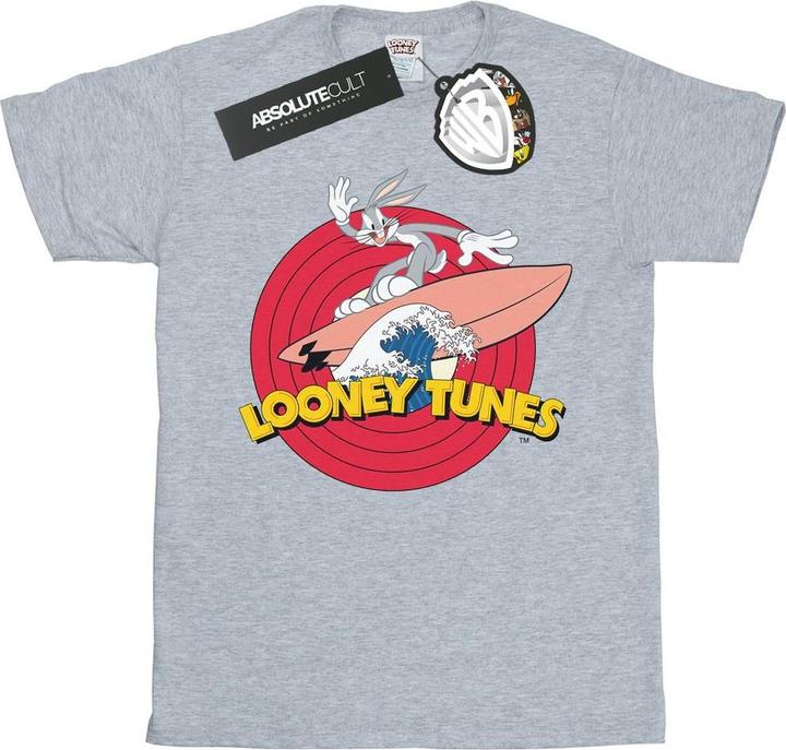 Immagine prodotto Looney Tunes Bugs Bunny Surfing Maglietta Uomo (M)