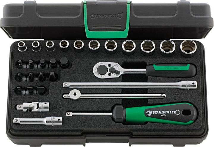 Produktbild Stahlwille Sechskant-Steckschlüsselsatz (6 mm, 12 mm, 14 mm, 10  mm, 7 mm, 11 mm, 5 mm, 8 mm, 9 mm, 13 mm)