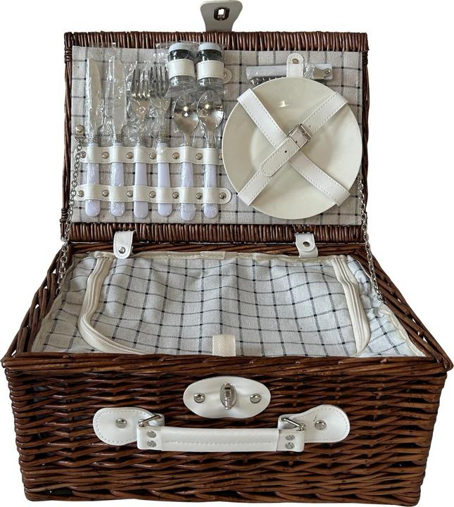 Produktbild HTI-Living Picknickkorb für 2 Personen Finie Braun
