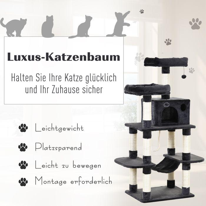 Actual product image Jamb Cat tree (144 cm, Dark grey)