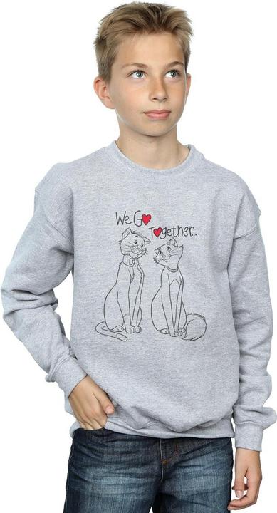 Actual product image Disney Boys Aristocats We Go Together Sweatshirt (128)