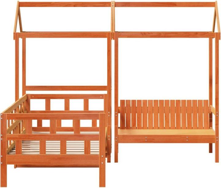 Image du produit VidaXL Ensemble lit de jour avec toit (80 x 200 cm)