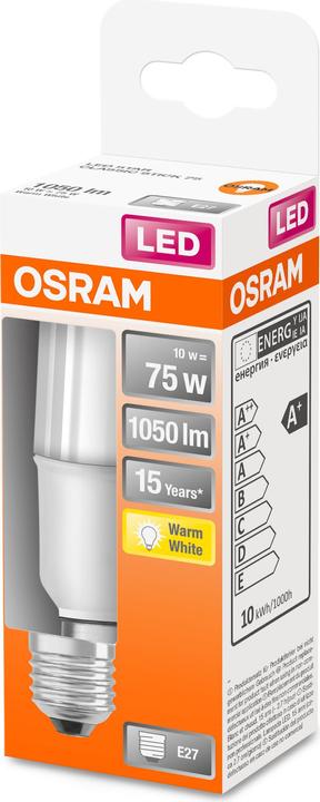 Produktbild Osram Led Star Stick (E27, 75 W, 1050 lm, 1 x, E)