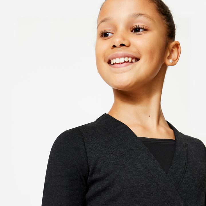 Immagine prodotto Starever Wickeljacke Mädchen Ballett - schwarz (14, 15, 16)