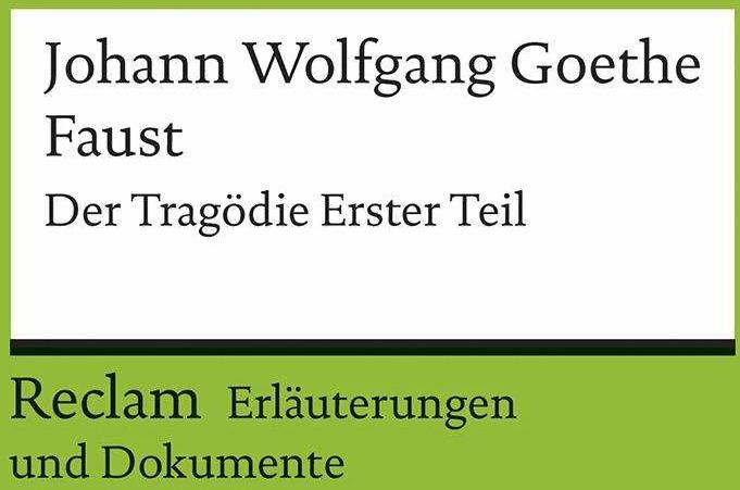 Produktbild Johann Wolfgang von Goethe: Faust (Deutsch, Ulrich Gaier, 2001)