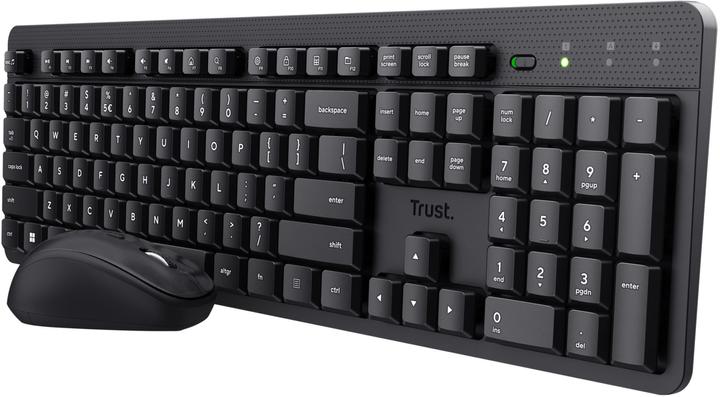 Image du produit Trust Ody Ii Wl Clavier Souris Blk D (DE, Sans fil)