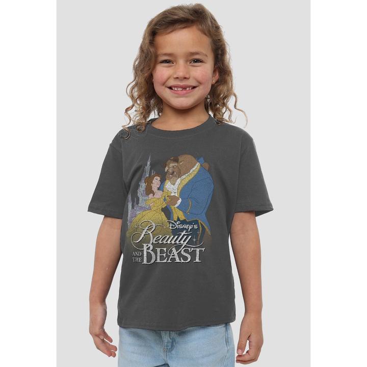 Actual product image Beauty And The Beast Childrens/Kids Belle Beast Castle T-Shirt (152, 158)