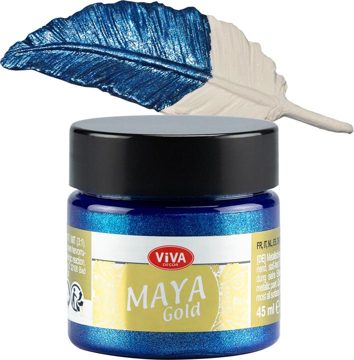 Actual product image Viva Decor Maya Gold, 45ml (Blue, 45 ml)