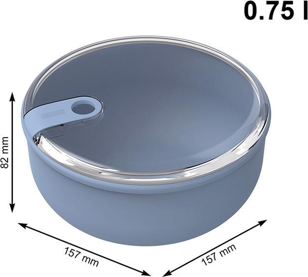 Immagine prodotto Rotho Barattolo per alimenti rotondo da 0,75 l ELA (0.75 l)