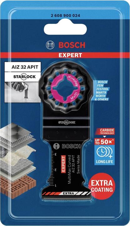 Actual product image Bosch Professional Zubehör EXPERT MultiMax AIZ 32 APIT blade for multifunction tools, 32 mm, 10 pieces